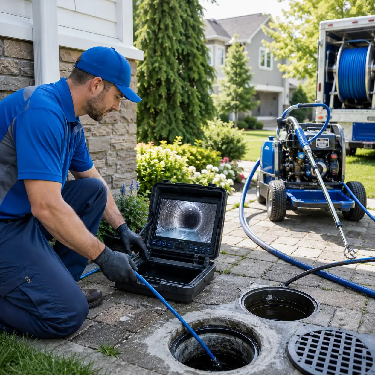 Outdoor drain cleaning professionals serving Reddick, IL