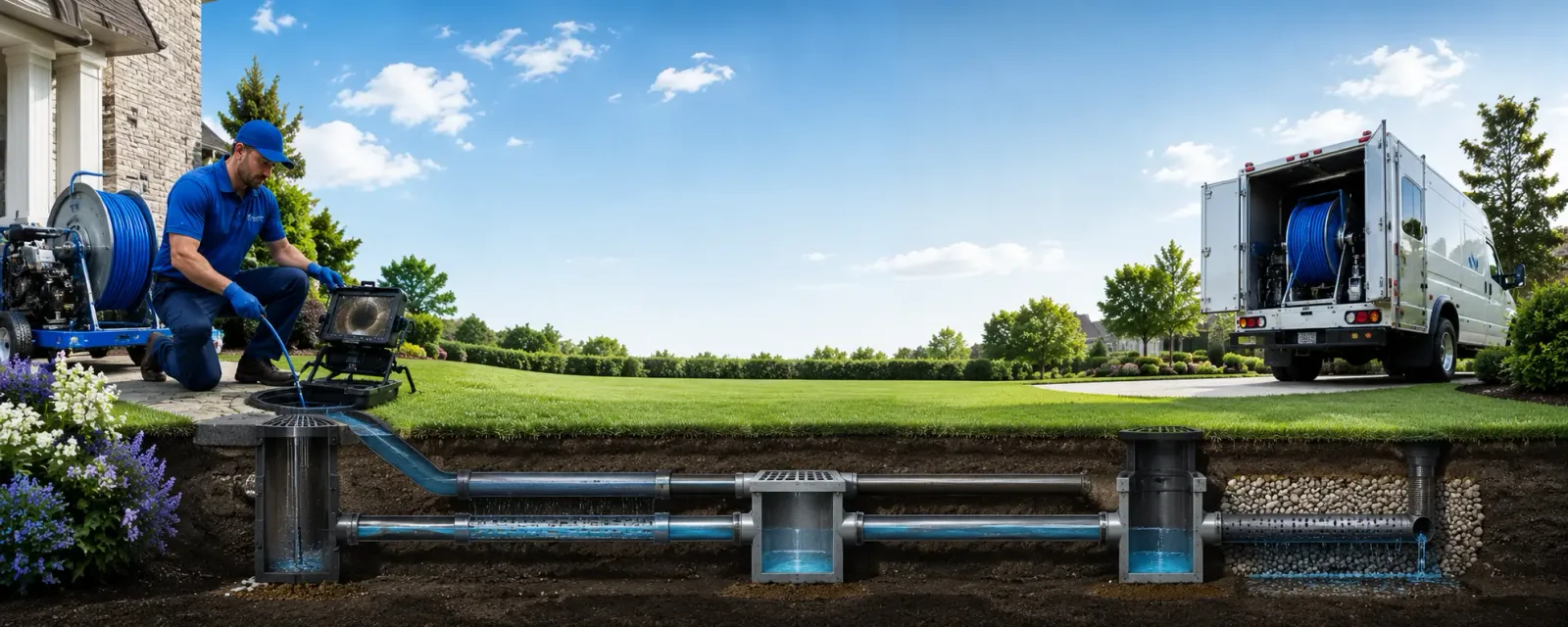 Outdoor drain cleaning information for Reddick, IL